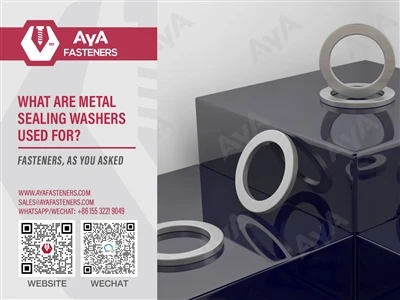 Guide des attaches AYA|À quoi servent les rondelles d’étanchéité métalliques ?