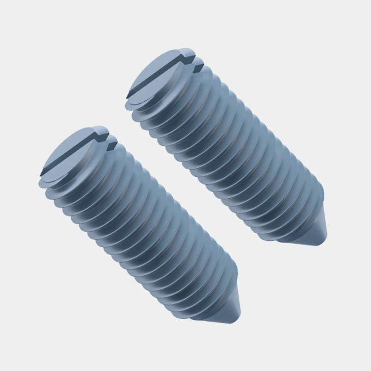 Slotted Set Screws With Cone Point-AYA